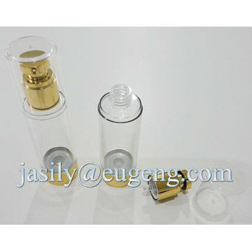 15ml 20ml 30ml 50ml 80ml 100ml round airless pump bottle